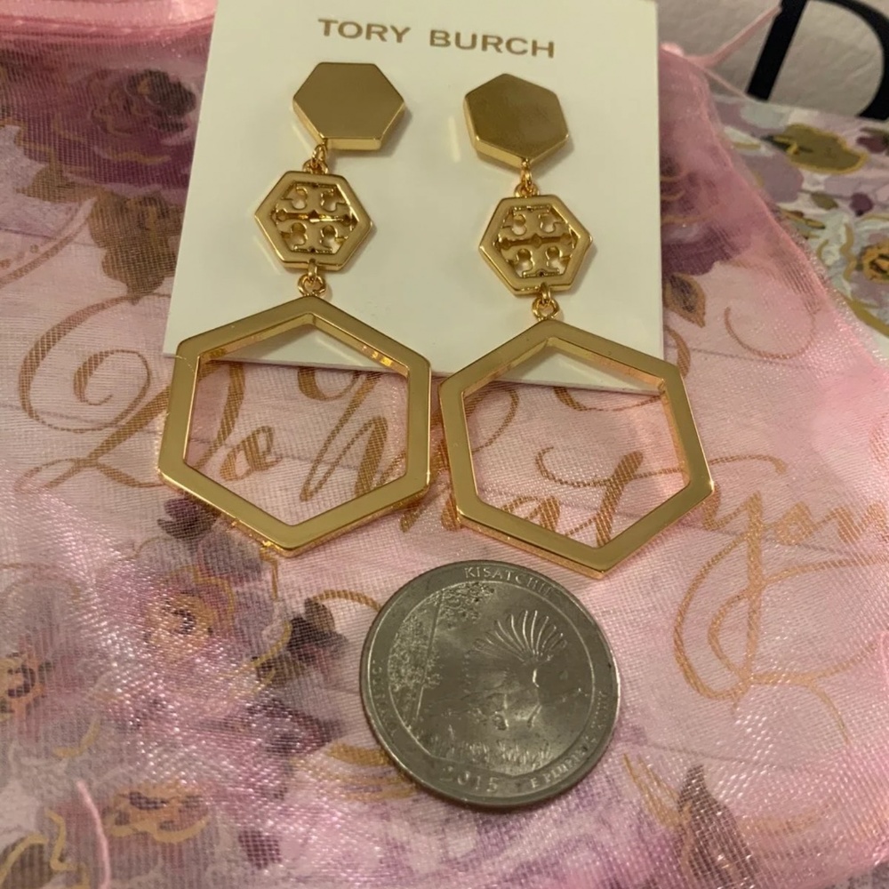 Tory burch geo earrings - Picture 2 of 6